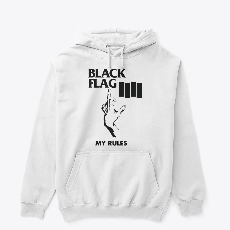 Black Flag My Rules Hoodie