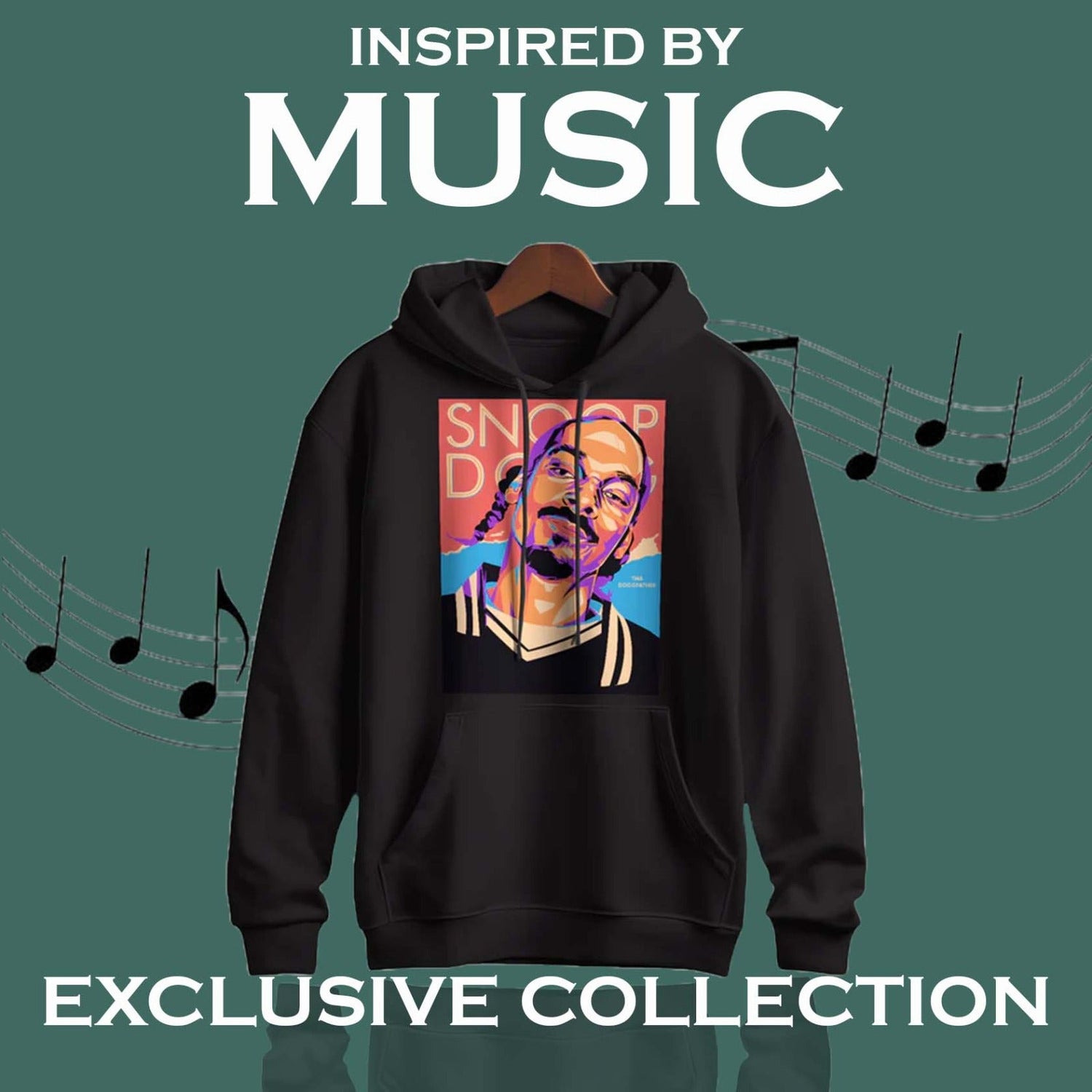 Inspired by Music Hoodies