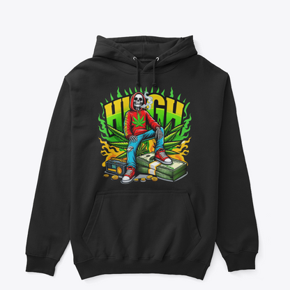 High Life Skull Graphic Hoodie