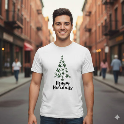 Hempy Holidays Cannabis Christmas T-Shirt