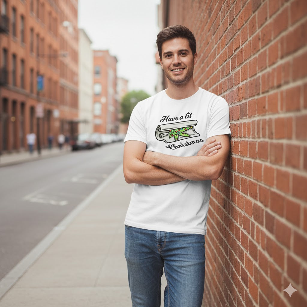 Have a Lit Christmas Rolling Paper T-Shirt