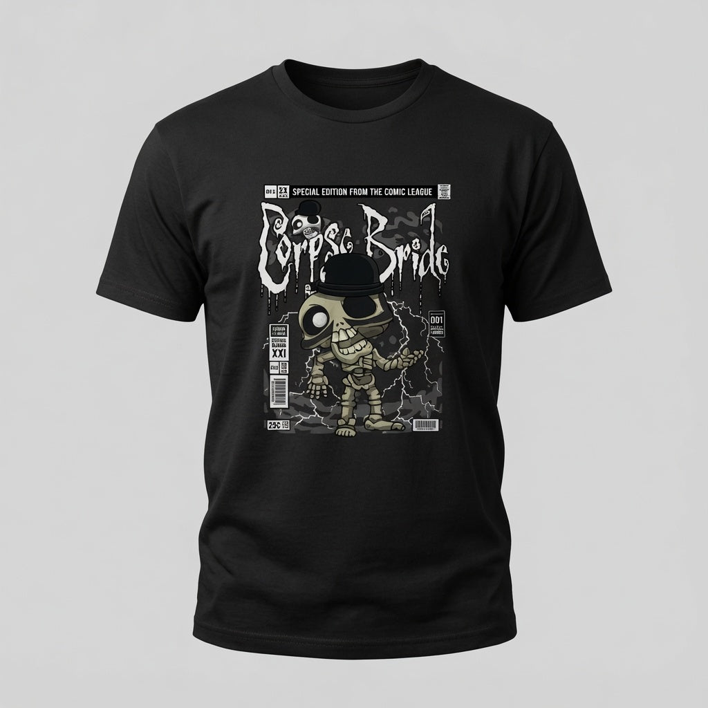 Corpse Bride Comic Book Graphic Tee