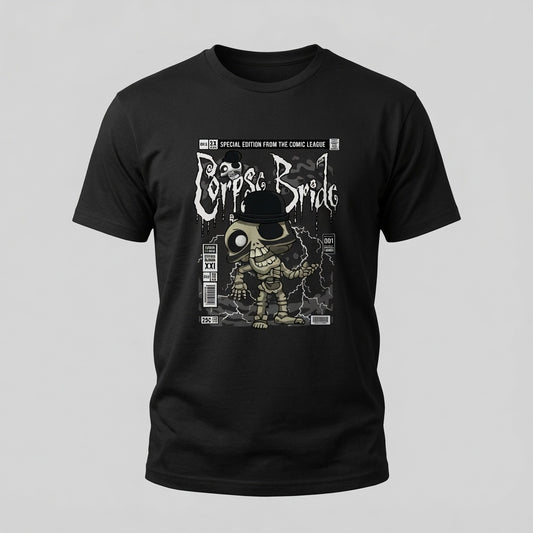 Corpse Bride Comic Book Graphic Tee