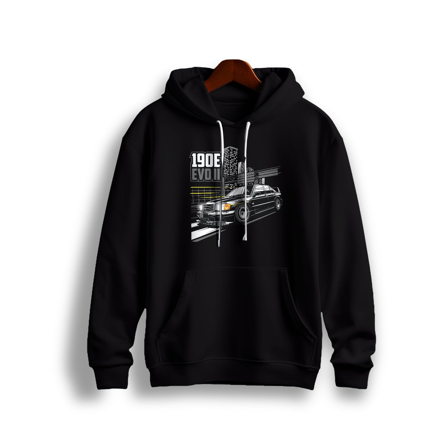 Mercedes-Benz 190E Evo II Black Hoodie