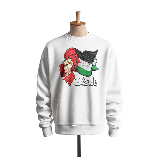 Palestinian Flag Solidarity Crewneck