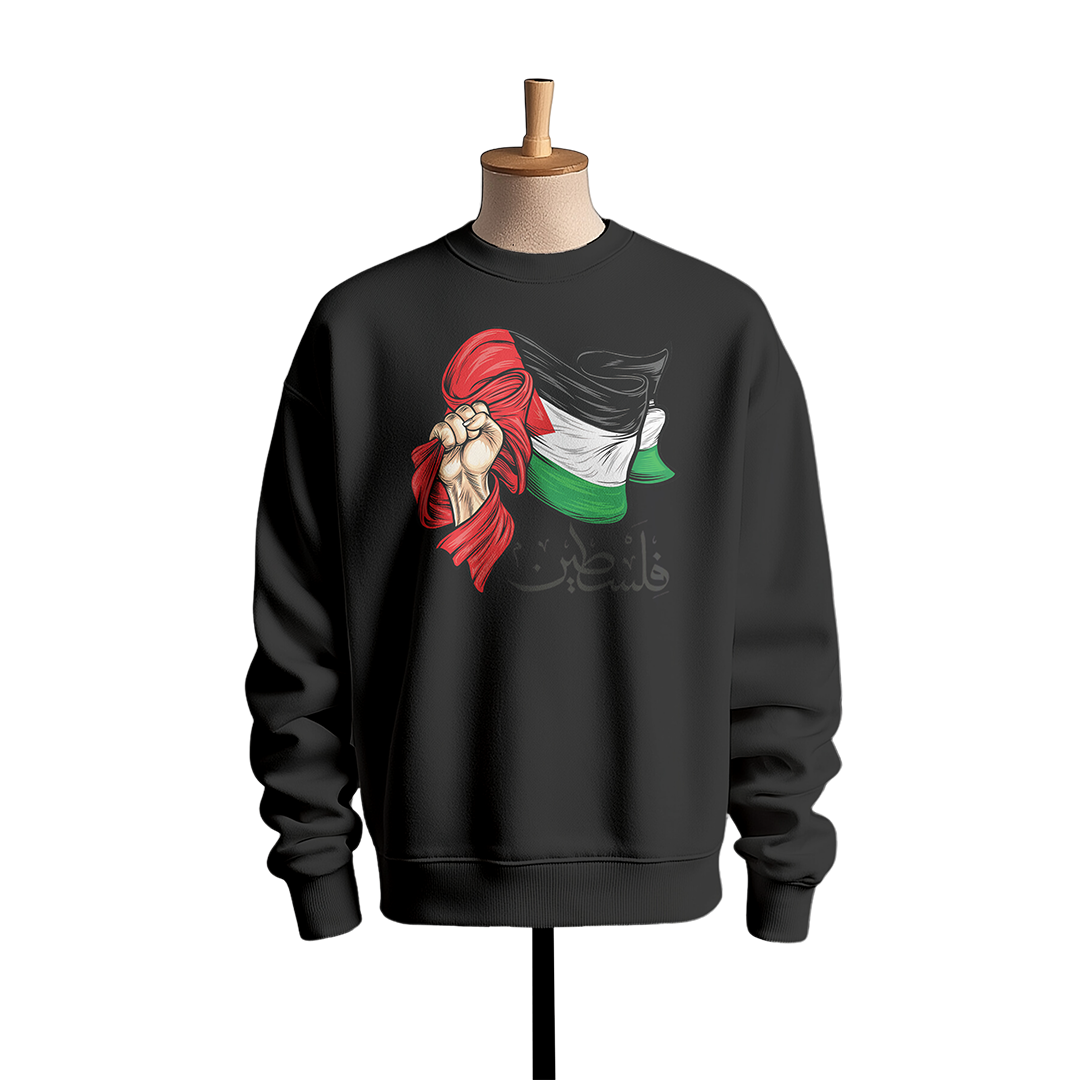 Palestinian Flag Solidarity Crewneck