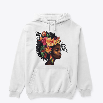Radiant Bloom Graphic Hoodie