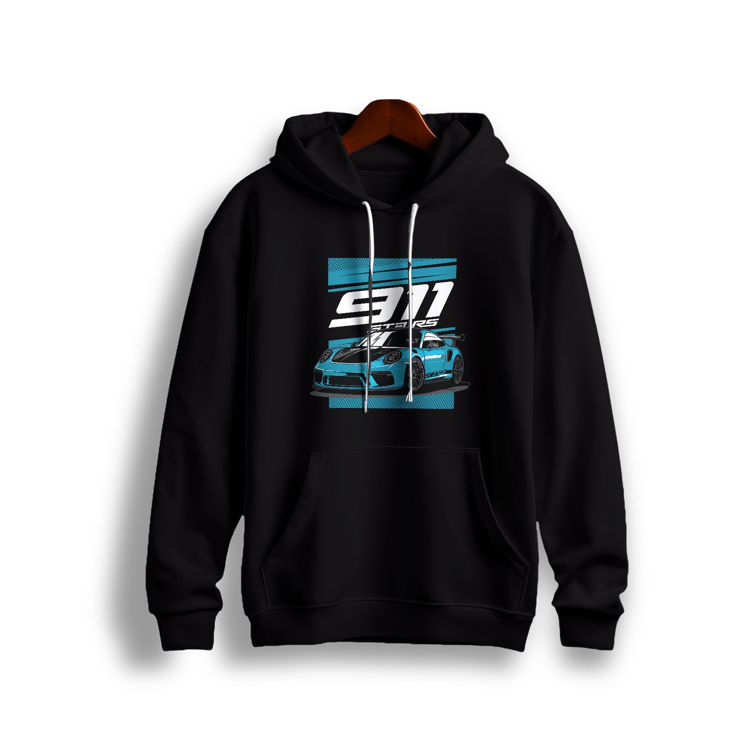 Porsche 911 GT3 RS Racing Black Hoodie