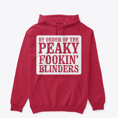 By Order Of The Peaky Blinders Distressed Quote Heavyweight Urban Statement Hoodie