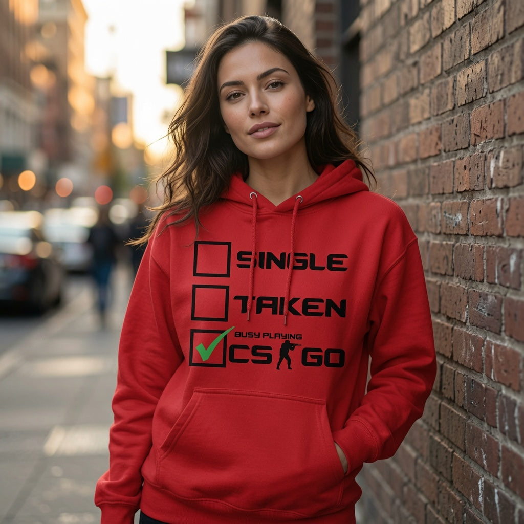 Counter-Strike CS:GO Meme Graphic Pullover Hoodie