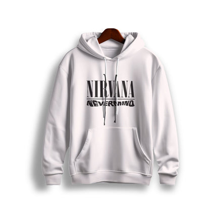 Nirvana Nevermind Album Cover White Hoodie
