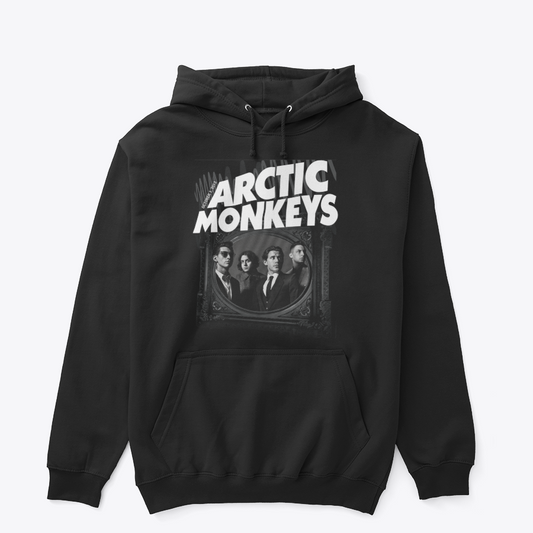Arctic Monkeys Black Graphic Hoodie – Premium Band Merch