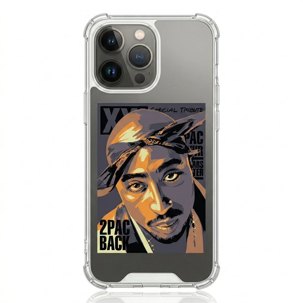 2Pac Legend Art Clear Transparent iPhone Case