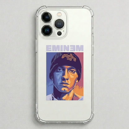 Eminem Vector Art Clear Transparent iPhone Case