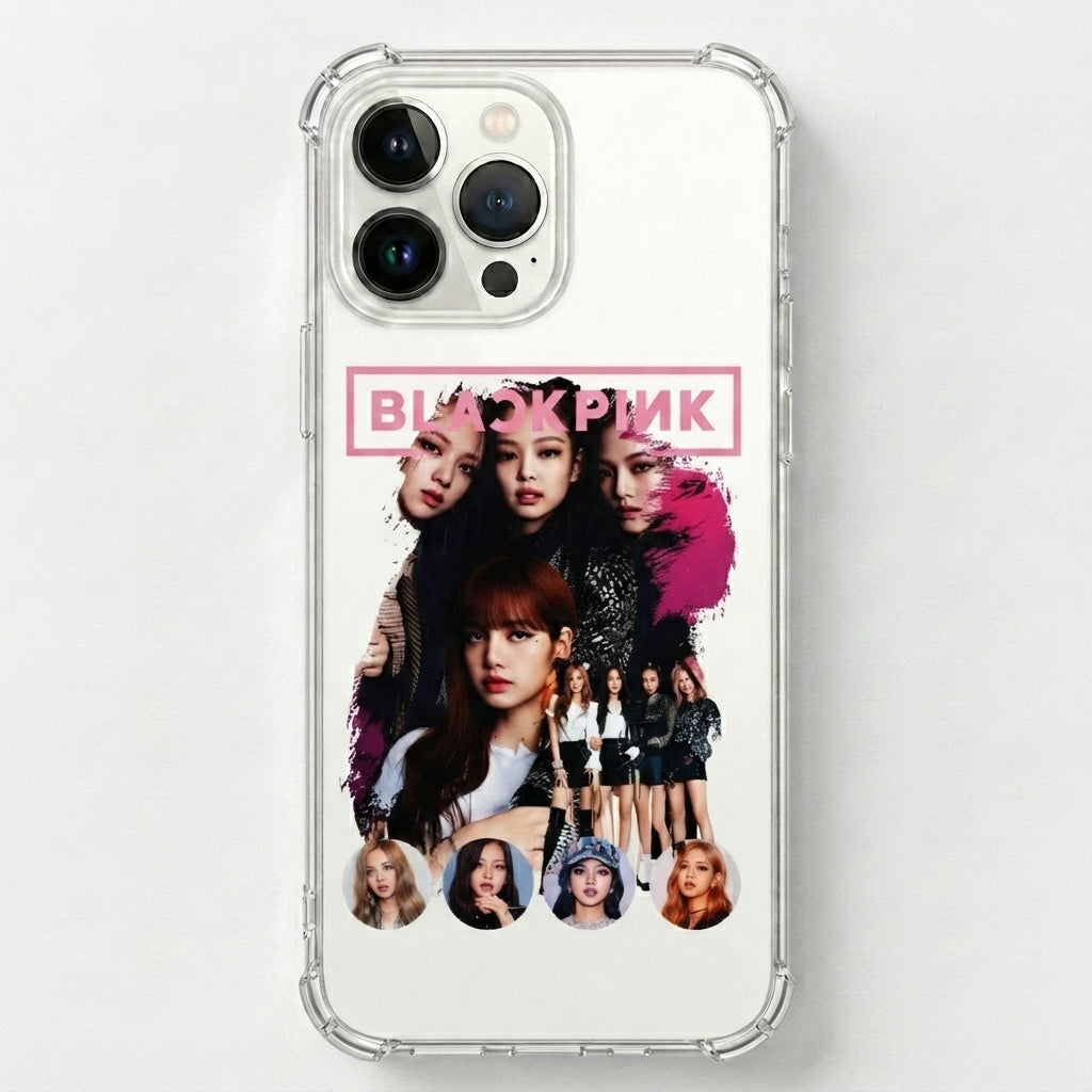 BLACKPINK K-Pop Aesthetic Clear Transparent iPhone Case