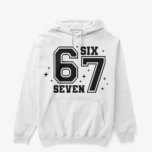 Six Seven Statement Graphic Hoodie Inspired by Viral Culture