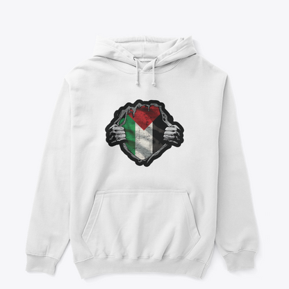 The Core Within: Distressed Heritage Flag Graphic Hoodie