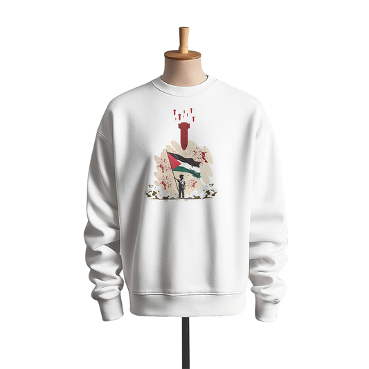Palestinian Flag Solidarity Sweatshirt
