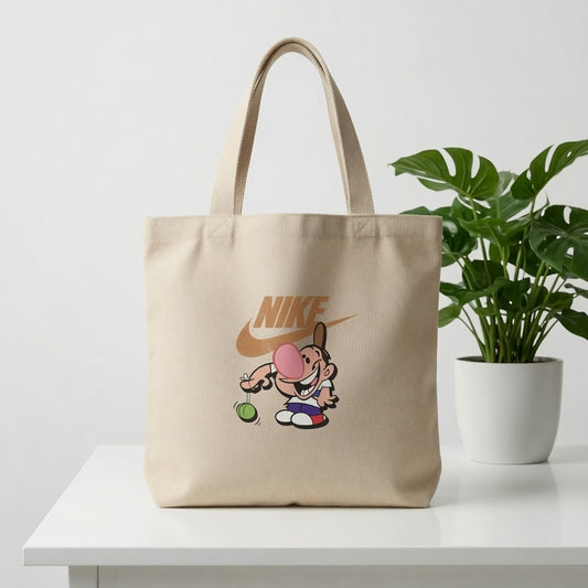 Classic Cartoon Character Canvas Tote Bag | Vintage Nostalgia Streetwear Tote