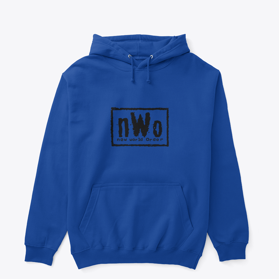 New World Street Hoodie – Classic Black & White Logo