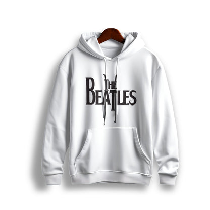 The Beatles Classic Logo White Hoodie