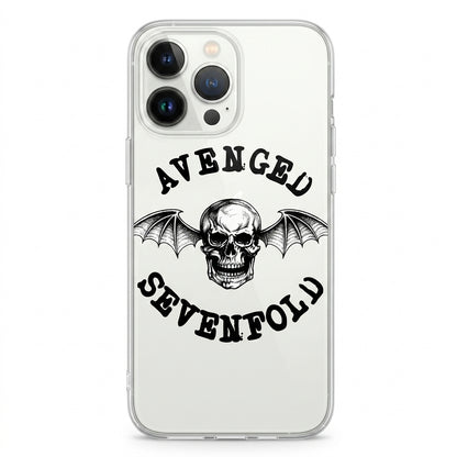 Avenged Sevenfold Deathbat Clear Transparent iPhone Case