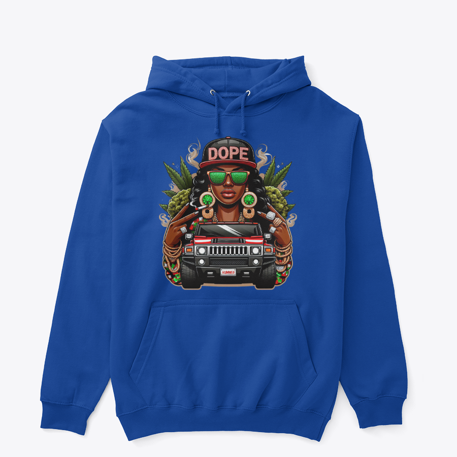 DOPE Street Queen Graphic Hoodie – Premium Unisex Hoodie