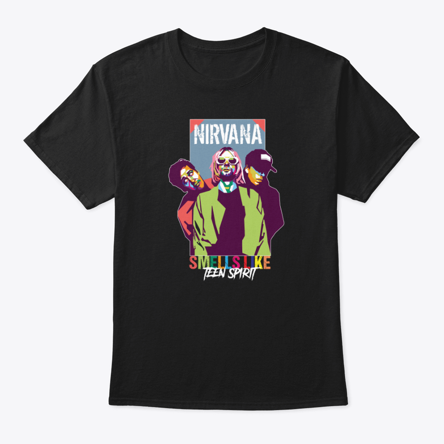 Nirvana "Smells Like Teen Spirit" Retro Pop Art Graphic Tee