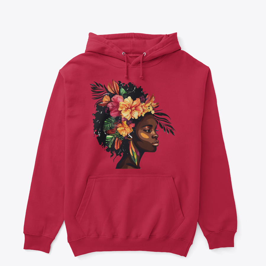 Radiant Bloom Graphic Hoodie