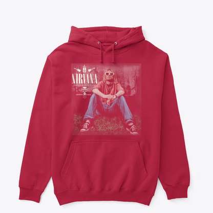 Nirvana Kurt Cobain "Taking Punk to the Masses" Premium Heavyweight Hoodie
