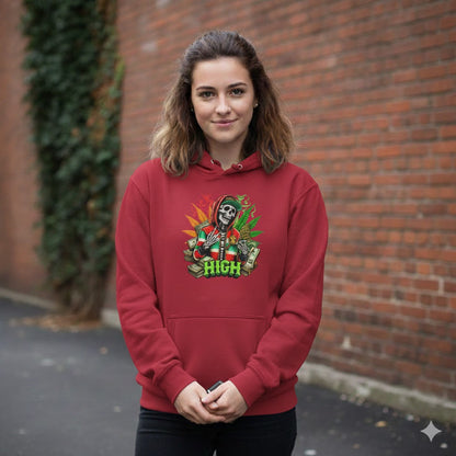 High Life Skull Graphic Hoodie – Premium Unisex Streetwear