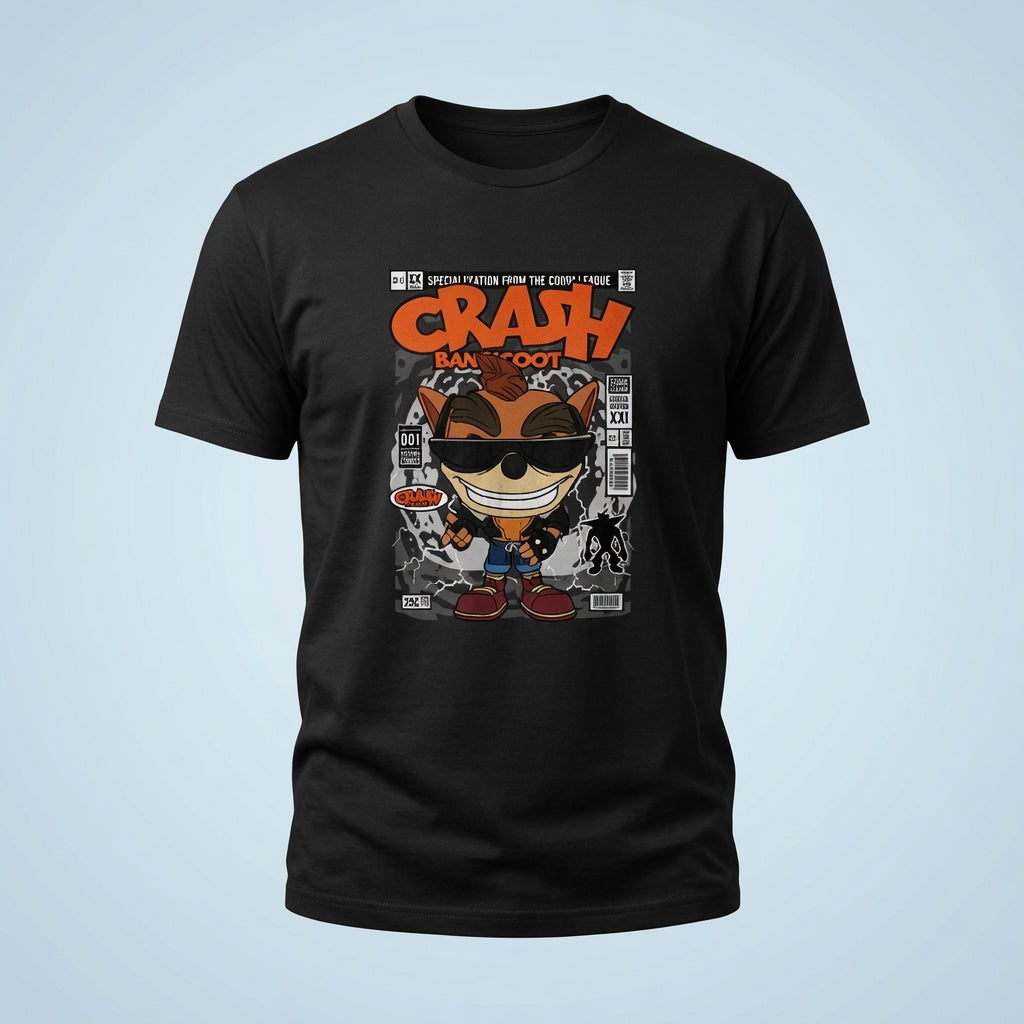 Crash Bandicoot Comic Book Graphic Tee