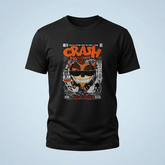 Crash Bandicoot Comic Book Graphic Tee
