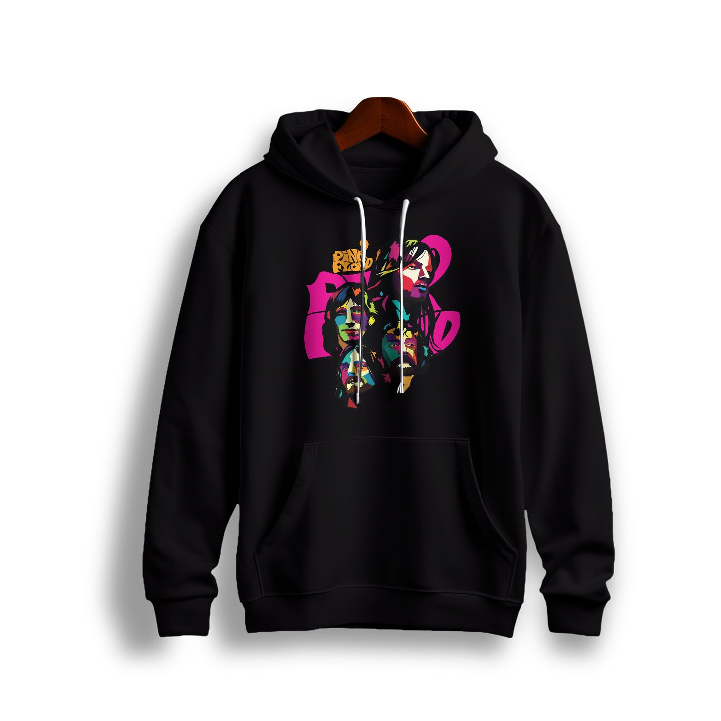 Band Pop Art Black Hoodie