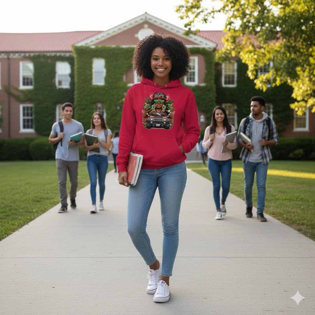 DOPE Street Queen Graphic Hoodie – Premium Unisex Hoodie