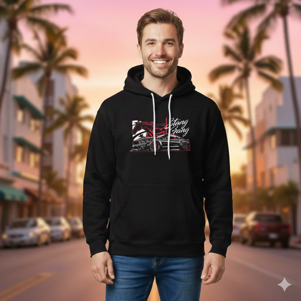 Mustang GT Gang Black Hoodie