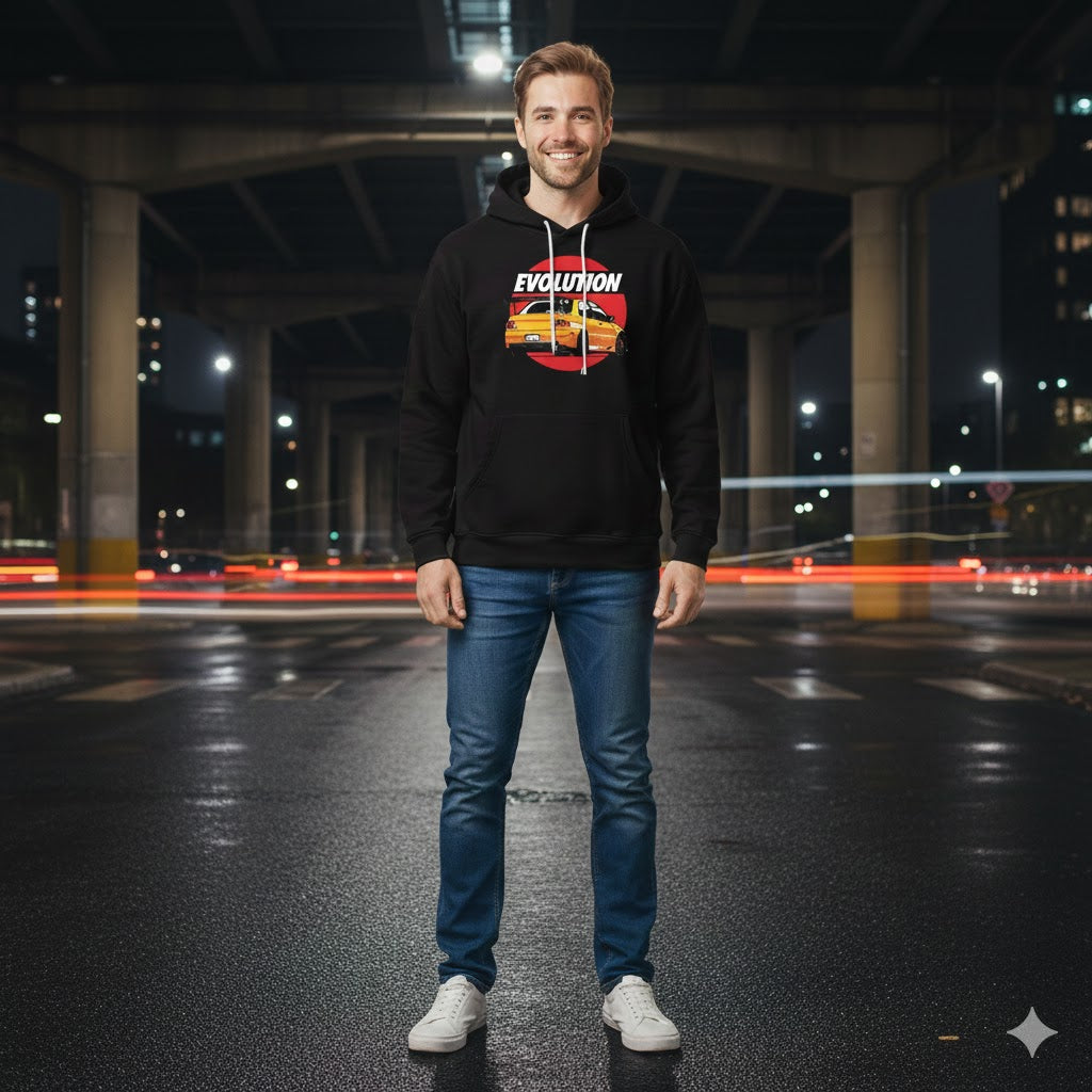 Evolution Racing Black Hoodie