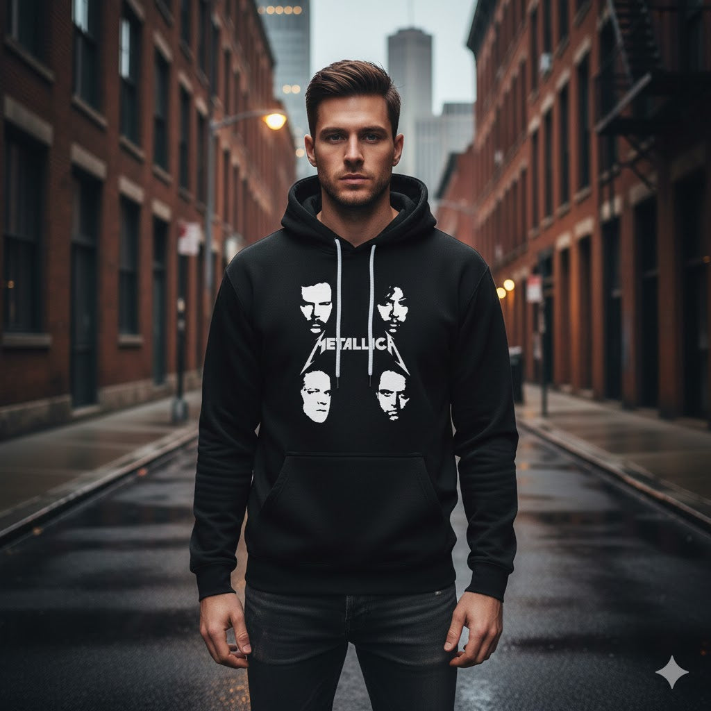 Metallica Band Members Black Hoodie