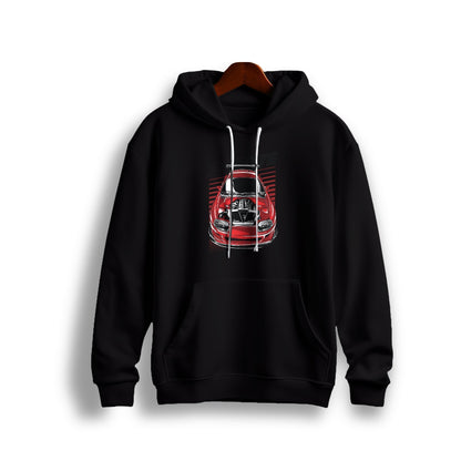 Toyota Supra MK4 2JZ Engine Black Hoodie