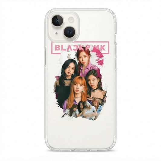 BLACKPINK Graphic Clear iPhone Case | K-Pop Girl Group Cover