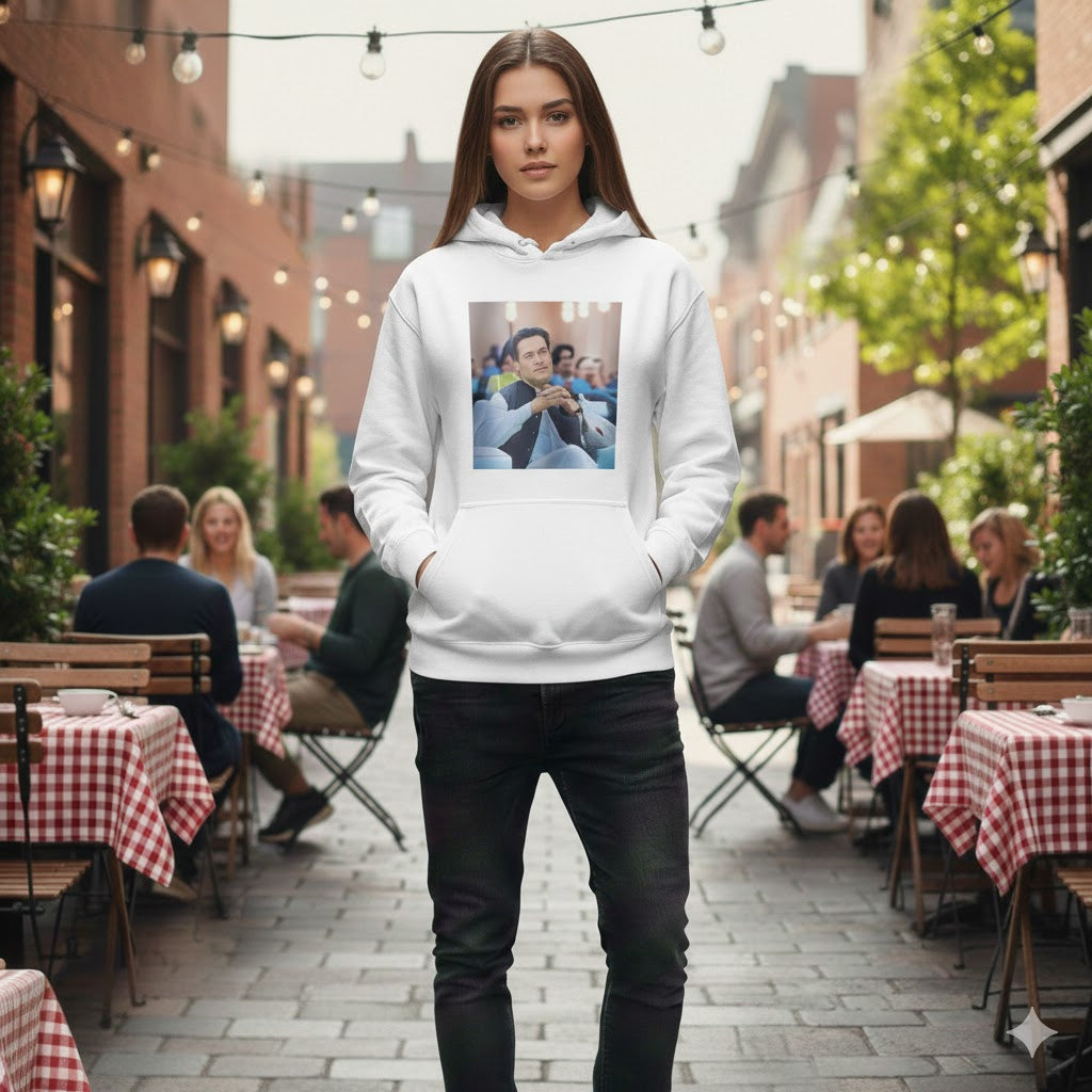 Imran Khan Portrait Black Hoodie
