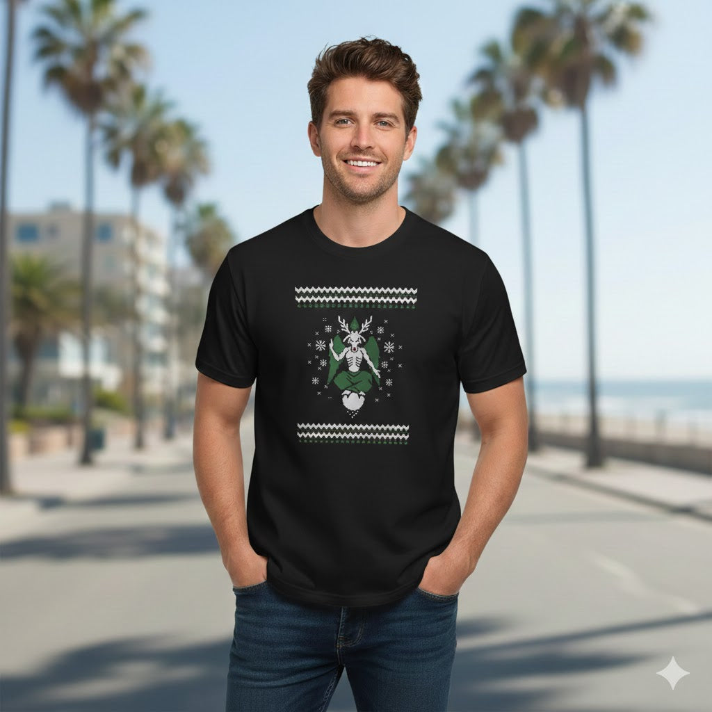 Dark Holiday Reindeer T-Shirt