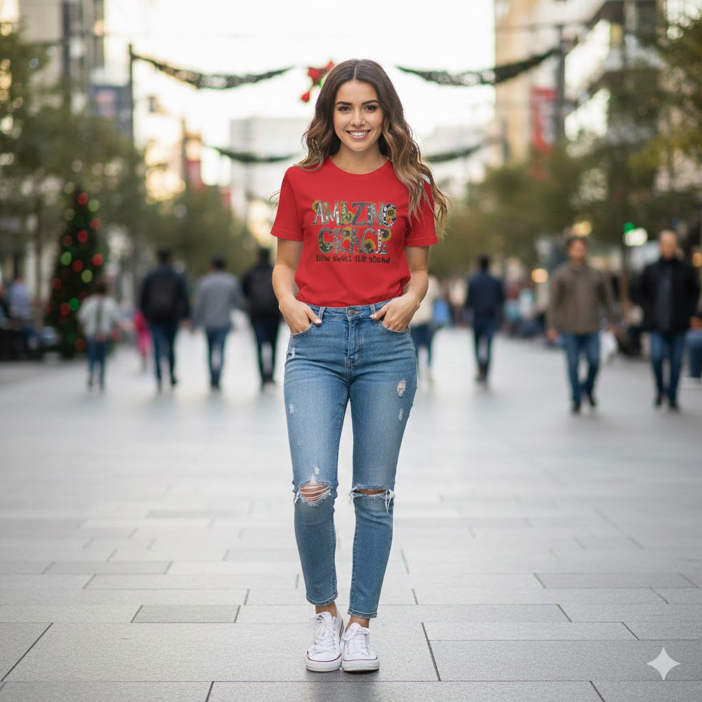 Sunflower & Floral T-Shirt