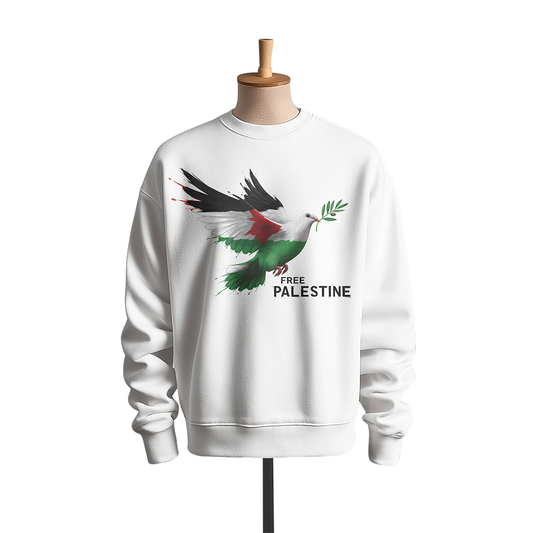 Palestine Peace Dove Crewneck