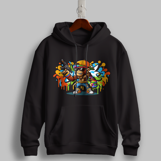 Neon Ninja Anime Hoodie