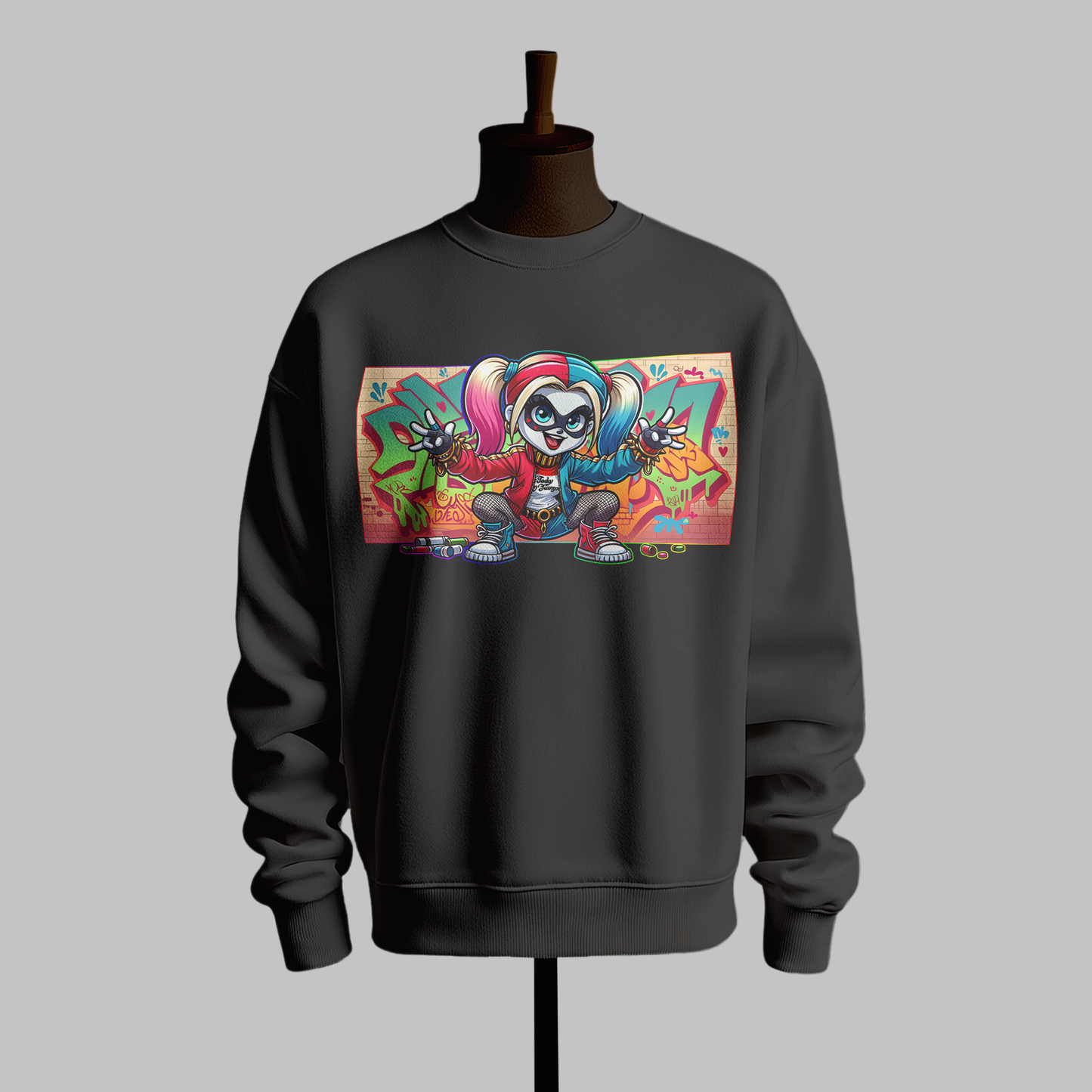 Cartoon Craze Kids Sweatshirt