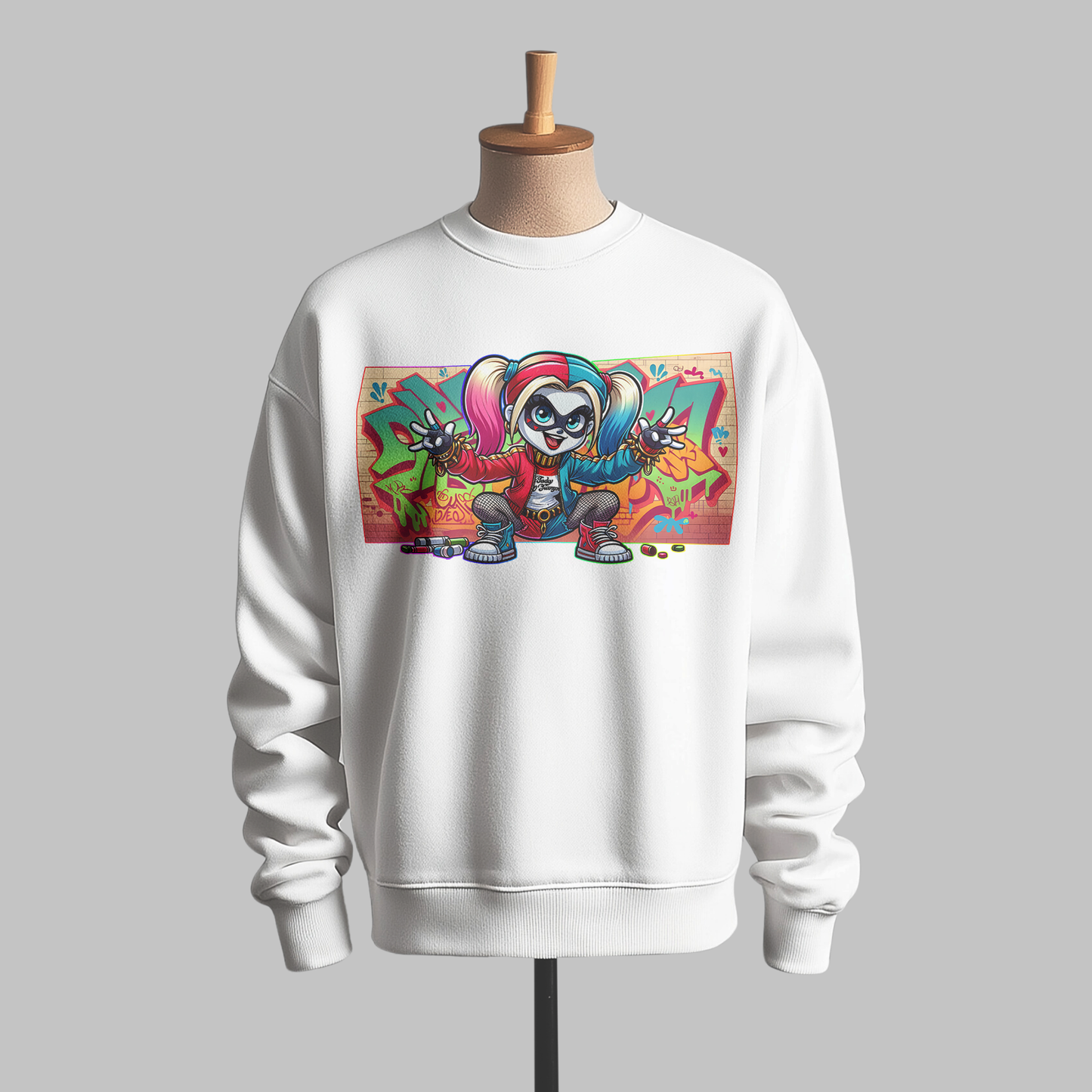 Cartoon Craze Kids Sweatshirt