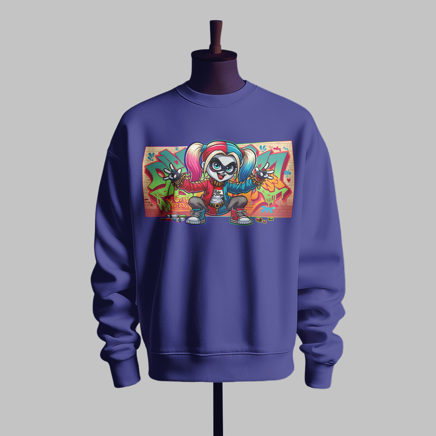 Cartoon Craze Kids Sweatshirt