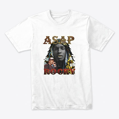 A$AP Rocky Retro 90s Bootleg Rap Graphic T-Shirt
