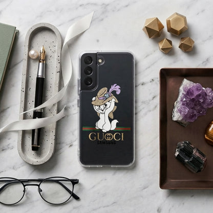 Aristocats Marie Glamour Designer Hat Clear Case for Samsung Galaxy